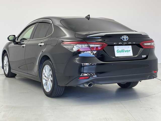 トヨタ カムリ G 茨城県 2023(令5)年 1.8万km アティチュードブラックマイカ 純正ディスプレイオーディオ　全方位カメラ　ミュージックプレーヤー接続　ＥＴＣ　衝突軽減ブレーキ　レーンキープアシスト　ブラインドスポットモニター　シートヒーター　ドライブレコーダー　純正17インチＡＷ