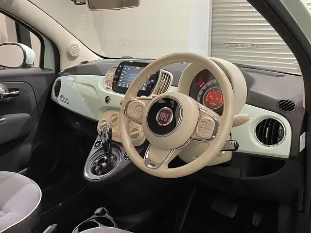 フィアット ５００ スーパーポップチェントヴェンティ 静岡県 2019(令1)年 3.6万km LATTE MENTA ワンオーナー/限定２４０台/アイドリングストップ/ETC/appleカープレイ/AUX/ドライブレコーダー前後/Bluetooth接続/スペアキー/USB接続