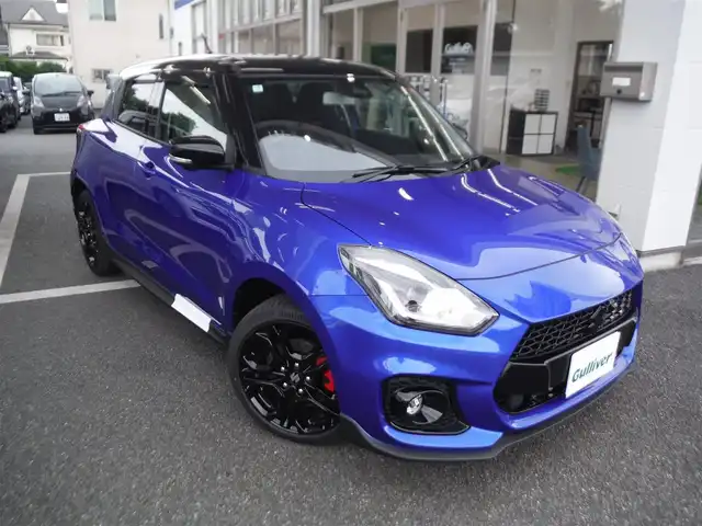 スズキ スイフト スポーツ ZC33S ファイナルED 東京都 2025(令7)年 0.1万km未満 青Ⅱ ワンオーナー車/ファイナルED/　専用ステッカー/　ブラック17インチAW/　レッドキャリパー/全方位モニター用カメラP/セーフティカメラサポート/ブラインドスポットモニター/クルーズコントロール/リヤパーキングセンサー/OPブラックエンブレム/LEDヘッドライト/運転席シートヒーター/純正フロアマット/スマートキー×2個