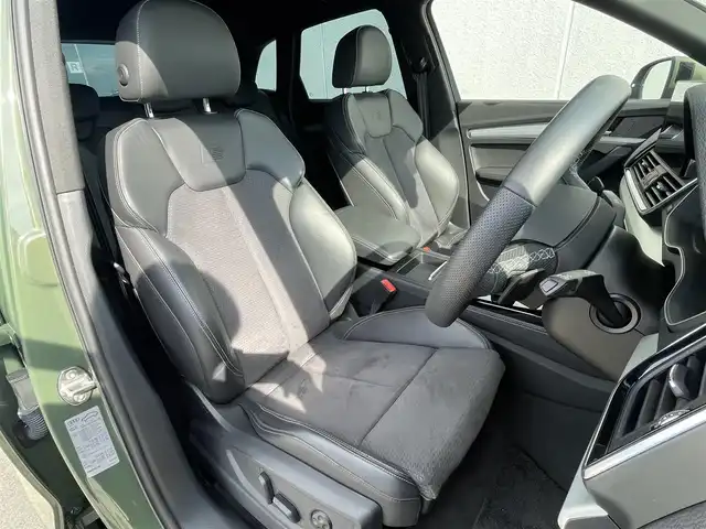 アウディ アウディ Ｑ５ 40TDIクワトロ Sライン 東京都 2021(令3)年 2.9万km 緑 外装色：ディストリクトグリーンメタリック/純正ナビ/３６０°カメラ/ＡＣＣ/半革シート/ハーフレザーシート/ＥＴＣ/スマートキー