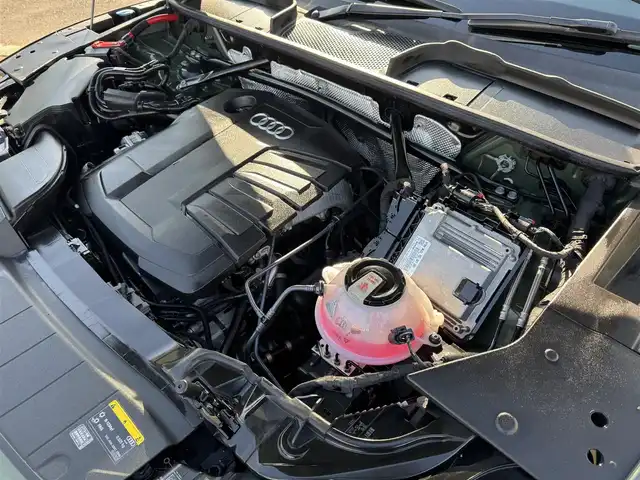 アウディ アウディ Ｑ５ 40TDIクワトロ Sライン 千葉県 2021(令3)年 2.9万km 緑 外装色：ディストリクトグリーンメタリック/4WD/ターボ/純正ナビ/360°カメラ/AM/FM/BT/AppleCarPlay/AndroidAuto/アダプティブクルーズコントロール/レーンキープアシスト/ブラインドスポットモニター/パーキングアシスト/前後コーナーセンサー/ダウンヒルアシストコントロール/オートマチックハイビーム/ハーフレザーシート/D+N席パワーシート/全席シートヒーター/D席メモリーシート/電動リアゲート/アイドリングストップ/インテリアライト/純正20インチAW/LEDヘッドライト/リアフォグランプ/ルーフレール