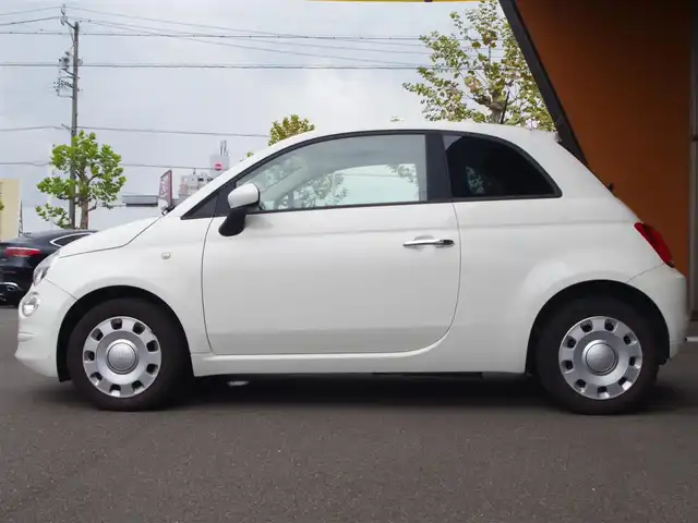 フィアット ５００ 1．2 ポップ 岐阜県 2017(平29)年 6.1万km 白 オーディオプレーヤー/　Bluetooth/　USB/　FM/　AM/ドラレコ/ＥＴＣ/純正フロアマット