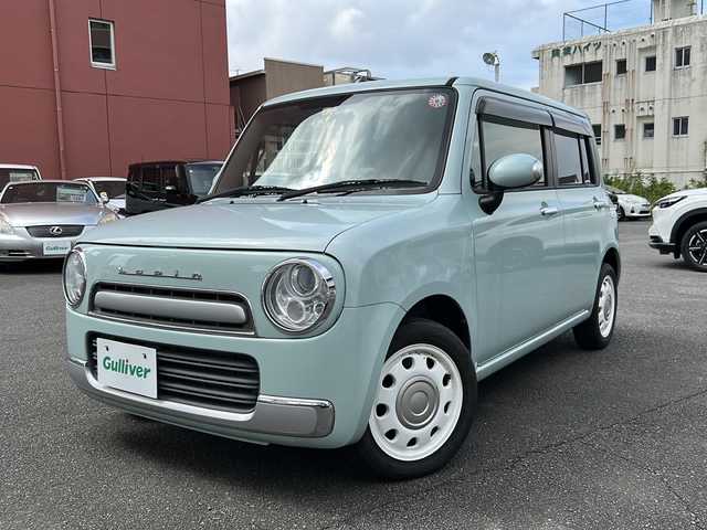 スズキ ラパン ショコラ X 宮崎県 2013(平25)年 7.6万km アロマティックアクアメタリック スマートキー /純正ナビ/Bluetooth  /ワンセグTV /プッシュスタート /USB入力端子 /バックカメラ /純正アルミホイール /アイドリングストップ /レザーシート /純正フロアマット/保証書/取扱説明書