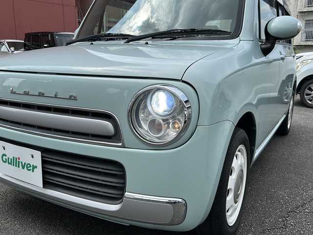 スズキ ラパン ショコラ X 宮崎県 2013(平25)年 7.6万km アロマティックアクアメタリック スマートキー /純正ナビ/Bluetooth  /ワンセグTV /プッシュスタート /USB入力端子 /バックカメラ /純正アルミホイール /アイドリングストップ /レザーシート /純正フロアマット/保証書/取扱説明書
