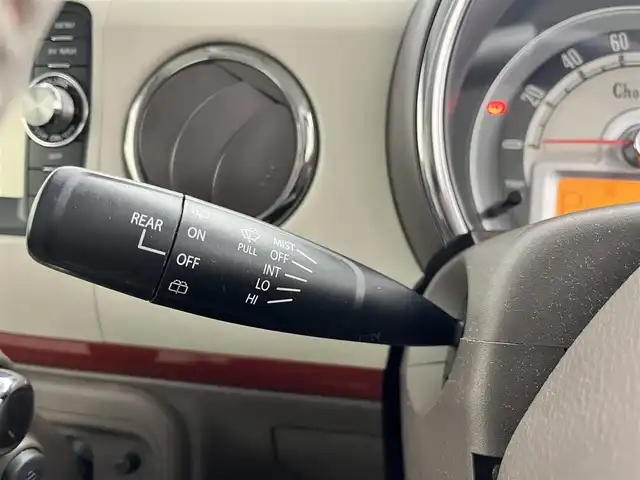 スズキ ラパン ショコラ X 滋賀県 2013(平25)年 7.6万km アロマティックアクアメタリック 純正ナビ/Bluetooth/USB /ワンセグTV /バックカメラ/プッシュスタート /USB入力端子 /アイドリングストップ /レザー調シート/純正フロアマット