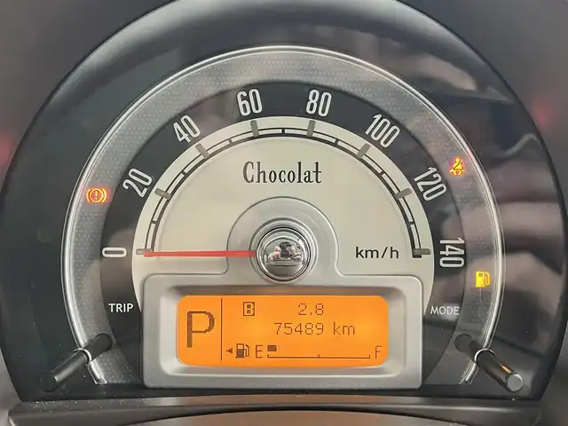 スズキ ラパン ショコラ X 滋賀県 2013(平25)年 7.6万km アロマティックアクアメタリック 純正ナビ/Bluetooth/USB /ワンセグTV /バックカメラ/プッシュスタート /USB入力端子 /アイドリングストップ /レザー調シート/純正フロアマット