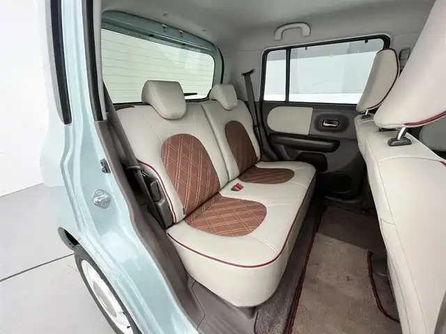 スズキ ラパン ショコラ X 滋賀県 2013(平25)年 7.6万km アロマティックアクアメタリック 純正ナビ/Bluetooth/USB /ワンセグTV /バックカメラ/プッシュスタート /USB入力端子 /アイドリングストップ /レザー調シート/純正フロアマット