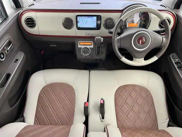 スズキ ラパン ショコラ X 滋賀県 2013(平25)年 7.6万km アロマティックアクアメタリック 純正ナビ/Bluetooth/USB /ワンセグTV /バックカメラ/プッシュスタート /USB入力端子 /アイドリングストップ /レザー調シート/純正フロアマット