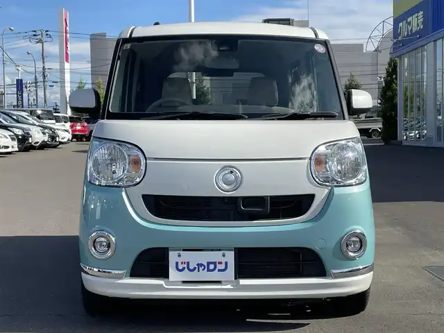 ダイハツ ムーヴ キャンバス X LTD メイクアッフ SA Ⅱ 道北・旭川 2016(平28)年 10万km パールホワイトⅢ/ファインミントメタリック 2トーン (株)IDOMが運営する【じしゃロン旭川店】の自社ローン専用車両になります。こちらは現金またはオートローンご利用時の価格です。自社ローンご希望の方は別途その旨お申付け下さい・/　/・純正ナビ(CD/DVD/BT/SD/フルセグ)/・全方位カメラ/・スマートアシスト/・ステアリングリモコン/・プッシュスタート/・スマートキー2個/・フォグランプ/・取扱説明書