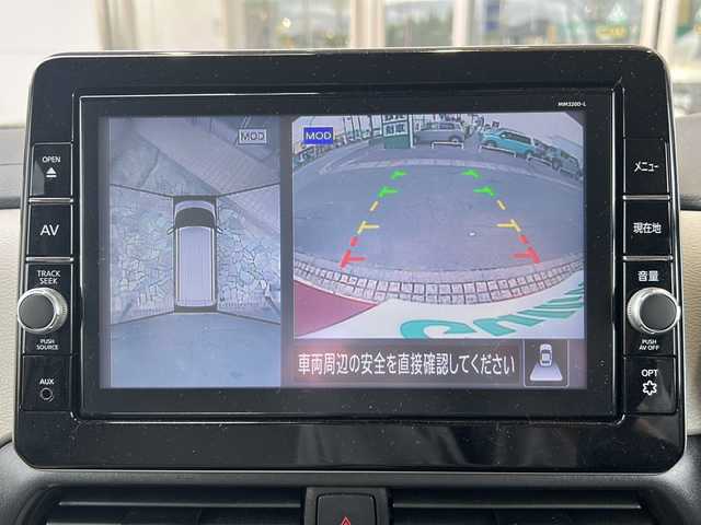 日産 ルークス X 静岡県 2021(令3)年 3.5万km ブロッサムピンク 純正SDナビ/・CD/・DVD/・フルセグＴＶ/・Bluetooth/・USB/・AM/・FM/主要装備/・片側パワスラ/・衝突軽減/・横滑り防止装置/・レーンキープ/・コーナーセンサー前後/・全方位カメラ/・ETC/・ドラレコ前/・純正フロアマット/・オートライト/・スマートキー/・プッシュスタート/・ステリモ/・カーテンエアバック