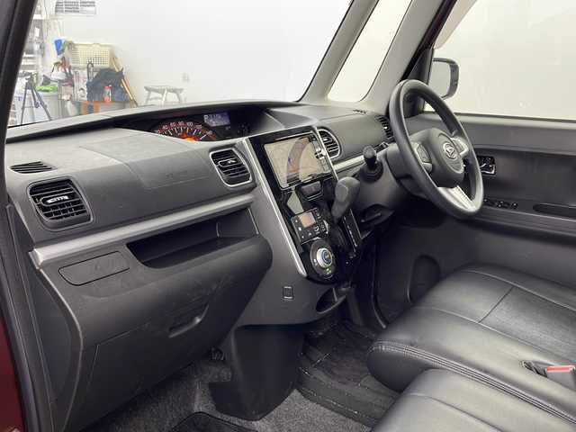 ダイハツ タント X SA Ⅲ 兵庫県 2017(平29)年 2.8万km ファイアークォーツレッドM ・純正ナビ/Bluetooth/CD/DVD/SD/TV/・バックカメラ/・スマートアシストIII/・衝突警報機能/・衝突回避支援ブレーキ機能（対車両・対歩行者）/・車線逸脱警報機能/・誤発進抑制制御機能（前方・後方）/・オートハイビーム/・先行車発進お知らせ機能/・車線逸脱警報/・車線逸脱抑制制御/・路側逸脱警報/・ふらつき警報/・コーナーセンサー/・アイドリングストップ/・両側パワースライドドア/・ステアリングスイッチ/・運転席シートヒーター/・純正フロアマット/・オートライト/・ETC/・スマートキー/・スペアキー/・取扱説明書/・保証書