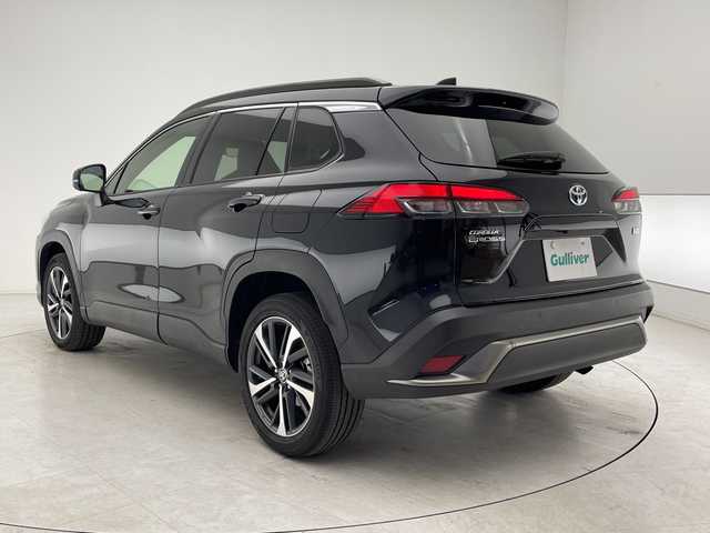 トヨタ カローラ クロス ハイブリッド Z 千葉県 2023(令5)年 2.3万km アティチュードブラックマイカ DNクレーム/純正オーディオ（ＢＴ／ＦＭ／ＡＭ、アップルカーケア、アンドロイドオート）/革ステアリング/ステアリングリモコン/前席社外ラバー調フロアマット/純正ＡＷ/ＬＥＤヘッドライト/純正ＥＴＣ/社外前後ドラレコ