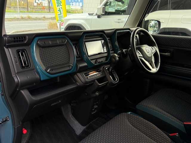 マツダ フレア クロスオーバー ハイブリッドXT 大阪府 2021(令3)年 1.6万km 青／グレー /禁煙車//ワンオーナー//ディーラーOPSDナビ【CN-RZ765W】/・フルセグTV・Bluetooth・CD・DVD・FM・AM//全方位カメラ//前席シートヒーター//ビルトインETC//クルーズコントロール（前車追従機能有）//前後ドラレコ【ZDR016】//オートハイビーム//LEDヘッドライト//本革巻きステアリング//パドルシフト//取扱説明書//保証書//スペアキー