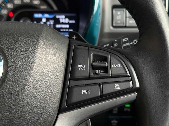 マツダ フレア クロスオーバー ハイブリッドXT 大阪府 2021(令3)年 1.6万km 青／グレー /禁煙車//ワンオーナー//ディーラーOPSDナビ【CN-RZ765W】/・フルセグTV・Bluetooth・CD・DVD・FM・AM//全方位カメラ//前席シートヒーター//ビルトインETC//クルーズコントロール（前車追従機能有）//前後ドラレコ【ZDR016】//オートハイビーム//LEDヘッドライト//本革巻きステアリング//パドルシフト//取扱説明書//保証書//スペアキー