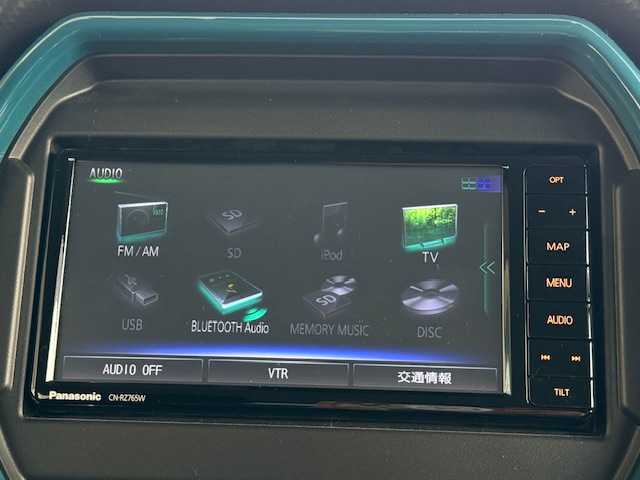 マツダ フレア クロスオーバー ハイブリッドXT 大阪府 2021(令3)年 1.6万km 青／グレー /禁煙車//ワンオーナー//ディーラーOPSDナビ【CN-RZ765W】/・フルセグTV・Bluetooth・CD・DVD・FM・AM//全方位カメラ//前席シートヒーター//ビルトインETC//クルーズコントロール（前車追従機能有）//前後ドラレコ【ZDR016】//オートハイビーム//LEDヘッドライト//本革巻きステアリング//パドルシフト//取扱説明書//保証書//スペアキー