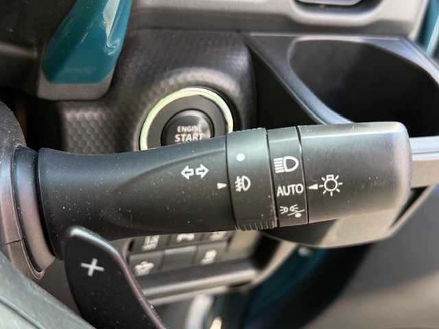 マツダ フレア クロスオーバー ハイブリッドXT 大阪府 2021(令3)年 1.6万km 青／グレー /禁煙車//ワンオーナー//ディーラーOPSDナビ【CN-RZ765W】/・フルセグTV・Bluetooth・CD・DVD・FM・AM//全方位カメラ//前席シートヒーター//ビルトインETC//クルーズコントロール（前車追従機能有）//前後ドラレコ【ZDR016】//オートハイビーム//LEDヘッドライト//本革巻きステアリング//パドルシフト//取扱説明書//保証書//スペアキー