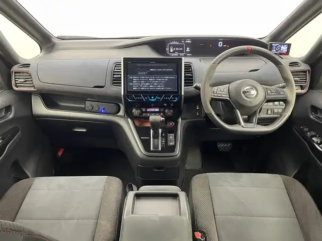 日産 セレナ ニスモ 埼玉県 2018(平30)年 7.1万km ダイヤモンドブラック プロパイロット　社外９インチナビ　フリップダウンモニター　アラウンドビューモニター　ＥＴＣ　レーダークルーズ　インテリジェントルームミラー　ＨＤＭＩ　純正アルミホイール　スマートキー　オートハイビーム