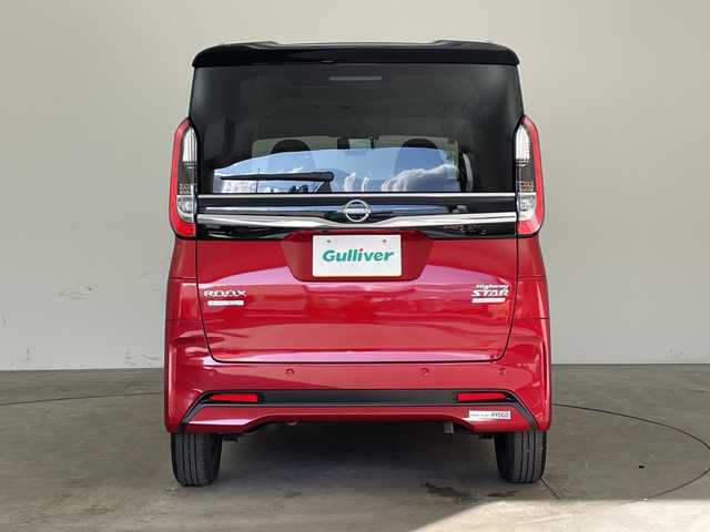 日産 ルークス HWS X アーバンクロム プロパイロットED 兵庫県 2024(令6)年 0.6万km スパークリングレッド/ブラック ・社外ナビ/SD/CD/DVD/TV/BT/・全方位カメラ/・両側パワースライドドア/・ハンズフリーパワースライドドア/・衝突軽減ブレーキ/・インテリジェントルームミラー/・車線逸脱警報/・車線逸脱防止支援/・プロパイロット/・先行車発進お知らせ/・速度標識表示/・道路標識表示/・ソナー/・ふらつき警報/・レーダークルーズコントロール/・ETC/・LEDヘッドランプ/・フォグランプ/・スマートキー/・フロアマット/・純正アルミホイール/・取扱説明書/・保証書/・スペアキー