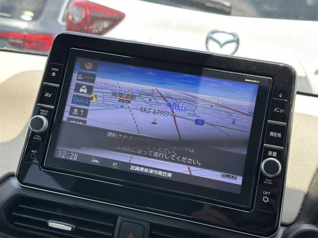 日産 デイズ X 滋賀県 2019(令1)年 5万km ブラック 禁煙車/純正9型ナビ/（CD/DVD/フルセグTV/BT/SD/FM/AM）/エマージェンシーブレーキ/アラウンドビューモニター/ETC/ドライブレコーダー/コーナーセンサー/ステアリングスイッチ/LEDヘッドライト/インテリジェントキー/プッシュスタート/純正ドアバイザー/純正フロアマット