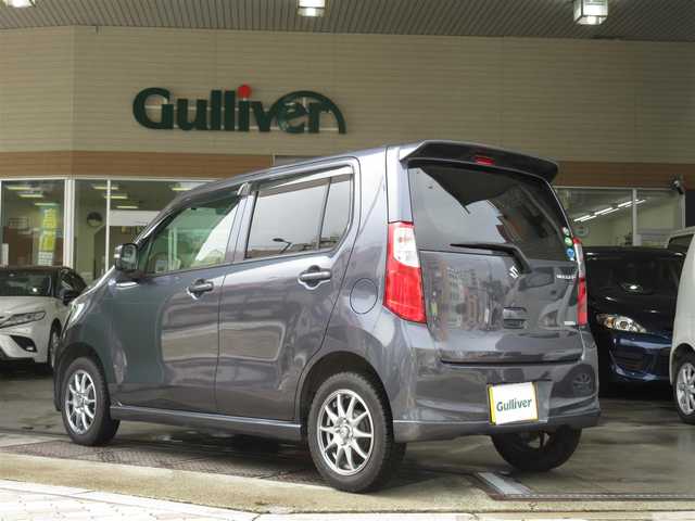 スズキ ワゴンＲ FX－LTD 大阪府 2012(平24)年 7.6万km ルナグレーパールメタリック 社外メモリーナビ、１セグＴＶ、ＣＤ/スマートキー２個/プッシュスタート/純正エアロ/アイドリングストップ/ヘッドライトレベライザー/電動格納ウィンカーミラー/社外１４インチアルミホイール