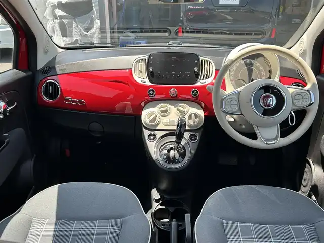 フィアット ５００ 1．2 ポップ 栃木県 2020(令2)年 2.9万km ロッソ・オフィチーナ 純正ディスプレイオーディオ/AppleCarplay/Bluetooth/USB/ステアリングリモコン/ハロゲンライト/ハロゲンフォグランプ/キーレス/純正フロアマット