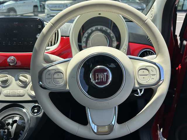 フィアット ５００ 1．2 ポップ 栃木県 2020(令2)年 2.9万km ロッソ・オフィチーナ 純正ディスプレイオーディオ/AppleCarplay/Bluetooth/USB/ステアリングリモコン/ハロゲンライト/ハロゲンフォグランプ/キーレス/純正フロアマット