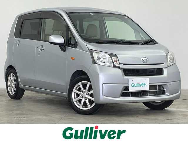 ダイハツ ムーヴ X SA 群馬県 2013(平25)年 5.7万km シルバー 禁煙車　純正７型ＳＤナビ　バックカメラ　衝突被害軽減システム　オートライト　横滑り防止装置　プッシュスタート　スマートキー　純正フロアマット　純正ベンチ　ベンチシート　ハロゲンヘッドライト