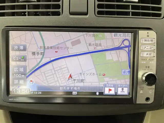 ダイハツ ムーヴ X SA 群馬県 2013(平25)年 5.7万km シルバー 禁煙車　純正７型ＳＤナビ　バックカメラ　衝突被害軽減システム　オートライト　横滑り防止装置　プッシュスタート　スマートキー　純正フロアマット　純正ベンチ　ベンチシート　ハロゲンヘッドライト