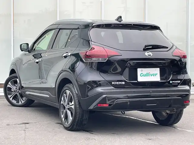 日産 キックス X 神奈川県 2021(令3)年 3.9万km ピュアブラック ・寒冷地仕様車/・プロパイロット/・純正9インチナビTV/(DVD/Bluetooth/フルセグ)/・アラウンドビューモニター/・インテリジェントルームミラー/・ステアリングヒーター/・シートヒーター/・電動パーキング(オートホールド)/・リアシートUSB