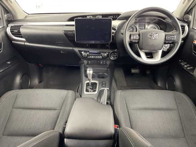 トヨタ ハイラックス Z 鹿児島県 2022(令4)年 4.6万km スーパーホワイトⅡ ワンオーナー/ALPINE11インチナビ/（AM/FM/Bluetooth/フルセグ/HDMI）/バックカメラ/前後ドライブレコーダー/ETC/トヨタセーフティーセンス/・プリクラッシュセーフティ/・レーンディパーチャーアラート/・レーダークルーズコントロール/・ロードサインアシスト/・先行車発進お知らせ機能/純正トノカバー/純正ベッドライナー/横滑り防止/アイドリングストップ/ダウンヒルアシスト/オートライト/LEDヘッドライト/スマートキー/プッシュスタート/スペアキー1本