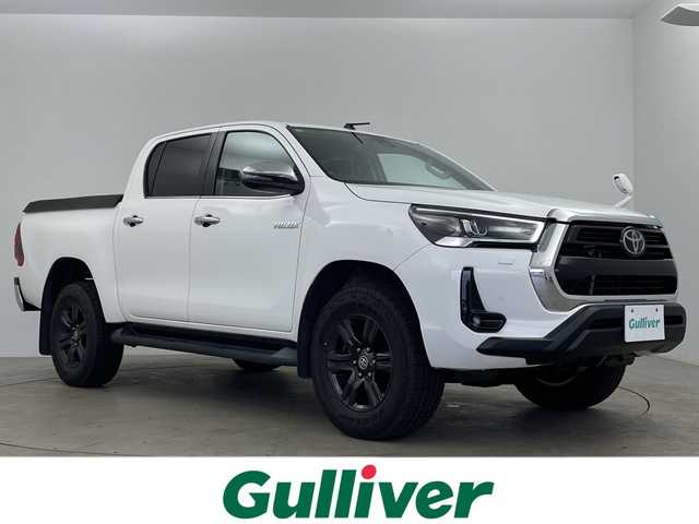 トヨタ ハイラックス Z 鹿児島県 2022(令4)年 4.6万km スーパーホワイトⅡ ワンオーナー/ALPINE11インチナビ/（AM/FM/Bluetooth/フルセグ/HDMI）/バックカメラ/前後ドライブレコーダー/ETC/トヨタセーフティーセンス/・プリクラッシュセーフティ/・レーンディパーチャーアラート/・レーダークルーズコントロール/・ロードサインアシスト/・先行車発進お知らせ機能/純正トノカバー/純正ベッドライナー/横滑り防止/アイドリングストップ/ダウンヒルアシスト/オートライト/LEDヘッドライト/スマートキー/プッシュスタート/スペアキー1本