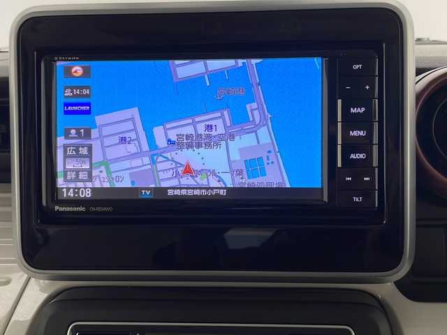 スズキ スペーシア HYBRID X 2トーン 宮崎県 2018(平30)年 5万km チアフルピンクメタリック/ホワイト2トーンルーフ 禁煙車/社外ナビTV/（CN-RE04WD/CD/DVD/Bluetooth/フルセグTV)/社外バックカメラ/社外ドライブレコーダー/純正ビルトインETC/純正LEDオートライト/純正セキュリティアラーム/両側電動スライドドア/レーンディパーチャーアラート/クリアランスソナー/エネチャージ/シートヒーター/オートエアコン/ウインカードアミラー/ルーフレール/スマートキー/プッシュエンジンスタート/新車時保証書/取扱い説明書