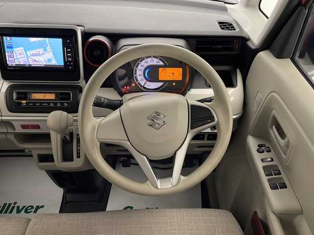 スズキ スペーシア HYBRID X 2トーン 宮崎県 2018(平30)年 5万km チアフルピンクメタリック/ホワイト2トーンルーフ 禁煙車/社外ナビTV/（CN-RE04WD/CD/DVD/Bluetooth/フルセグTV)/社外バックカメラ/社外ドライブレコーダー/純正ビルトインETC/純正LEDオートライト/純正セキュリティアラーム/両側電動スライドドア/レーンディパーチャーアラート/クリアランスソナー/エネチャージ/シートヒーター/オートエアコン/ウインカードアミラー/ルーフレール/スマートキー/プッシュエンジンスタート/新車時保証書/取扱い説明書