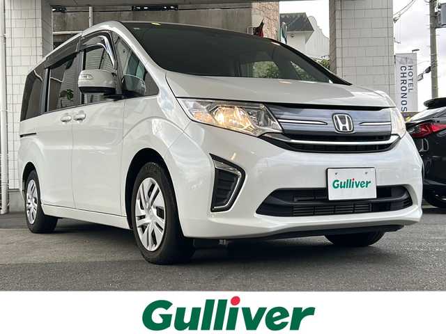 ホンダ ステップワゴン G ホンダセンシング 京都府 2021(令3)年 3.8万km プラチナホワイトパール ワンオーナー　/ホンダセンシング　/ギャザーズ純正ＳＤナビ(VXM-217VFNi)/フルセグTV/Bluetooth/CD/DVD再生機能/禁煙　/バックカメラ /LEDヘッドライト/オートライト /レーダークルーズコントロール /レーンキープアシスト /衝突軽減ブレーキ /ビルトインETC2.0 /サンシェード/ホイールカバー/両側パワースライドドア/ウォークスルー/Wエアバッグ