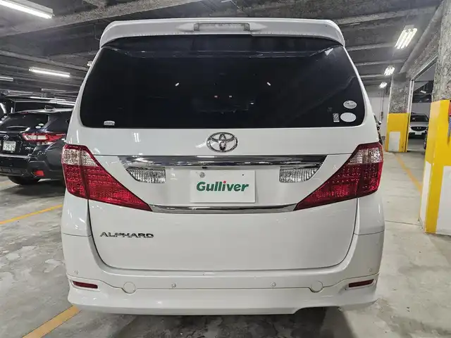 トヨタ アルファード 240G 宮崎県 2008(平20)年 6.8万km ホワイトパールクリスタルシャイン 純正ナビ/フルセグTV/後席用フリップダウンモニター/両側パワースライドドア/バックカメラ/クルーズコントロール/クリアランスソナー/HIDヘッドランプ/オートライト/デュアルオートエアコン/木目調/革巻きコンビステアリング/ステアリングスイッチ/レザー調シートカバー付/前席パワーシート/運転席ポジションメモリー/2列目リラックスキャプテンシート/助手席・2列目オットマン/純正17インチアルミホイール/スマートキー/プッシュエンジンスタート/禁煙車