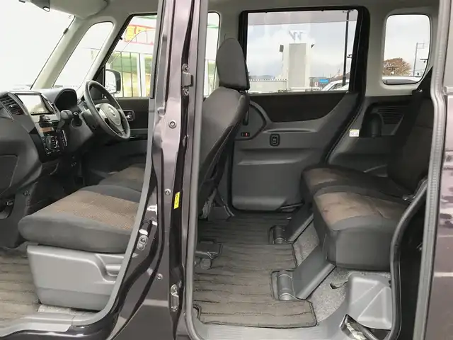 日産 ルークス ハイウェイスター ターボ 鳥取県 2012(平24)年 11万km ミステリアスバイオレットパール ４・W・D/ターボ車/純正ナビ/フルセグ/DVD/CD/BT/ETC/両側パワースライドドア/運転席シートヒーター/キセノンヘットライト/フォグライト/プッシュエンジンスタート/純正14インチアルミホイール/純正エアロパーツ/ウィンカーミラー/電動格納ミラー/フロアマット/ドアバイザー