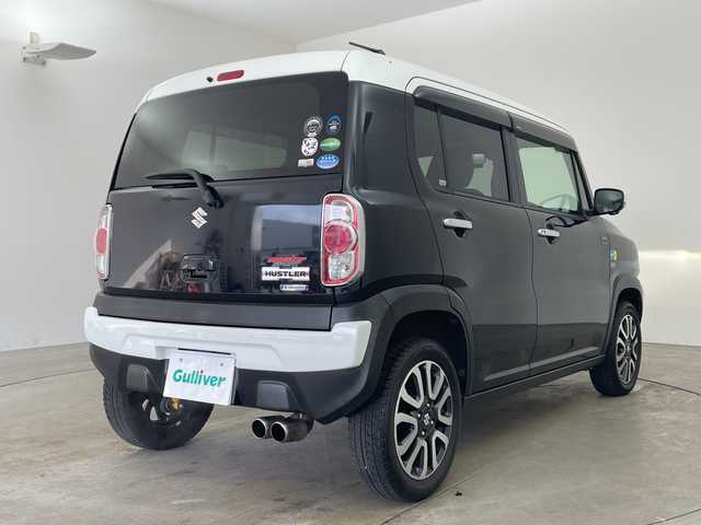 スズキ ハスラー Jスタイル Ⅱ ターボ 兵庫県 2016(平28)年 7.8万km ブルーイッシュブラックパール ・純正ナビ（TV・BT・DVD・AUX・USB）/・全方位カメラ/・デュアルカメラブレーキサポート/・レーンキープアシスト/・誤発進抑制機能/・ふらつき警報/・先行車発進お知らせ/・クルーズコントロール/・ステアリングリモコン/・社外ウッド調ステアリング/・前席シートヒーター/・ハーフレザーシート/・社外前方ドライブレコーダー/・ビルトインETC/・フロアマット/・純正１５インチアルミホイール/・パドルシフト/・HIDライト/・フォグランプ/・オートライト/・スマートキー/・プッシュスタート/・電動格納ミラー/・ドアバイザー/・BILSTEINサスペンション/・社外マフtラー