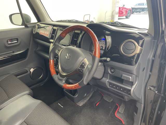 スズキ ハスラー Jスタイル Ⅱ ターボ 兵庫県 2016(平28)年 7.8万km ブルーイッシュブラックパール ・純正ナビ（TV・BT・DVD・AUX・USB）/・全方位カメラ/・デュアルカメラブレーキサポート/・レーンキープアシスト/・誤発進抑制機能/・ふらつき警報/・先行車発進お知らせ/・クルーズコントロール/・ステアリングリモコン/・社外ウッド調ステアリング/・前席シートヒーター/・ハーフレザーシート/・社外前方ドライブレコーダー/・ビルトインETC/・フロアマット/・純正１５インチアルミホイール/・パドルシフト/・HIDライト/・フォグランプ/・オートライト/・スマートキー/・プッシュスタート/・電動格納ミラー/・ドアバイザー/・BILSTEINサスペンション/・社外マフtラー