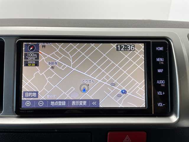 トヨタ ハイエース GL 群馬県 2023(令5)年 2.9万km ブラックマイカ 純正12.1型後席モニター　純正ナビ　全周囲カメラ　フルセグTV　電動スライドドア　ビルトインETC　純正前後ドラレコ　衝突被害軽減ブレーキ　レーンアシスト　クリアランスソナー　スマートキー　禁煙車