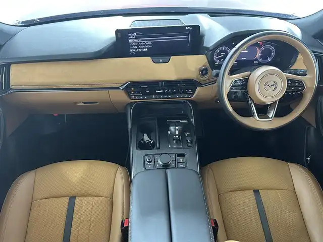マツダ ＣＸ－６０ XD HV プレミアムスポーツ 佐賀県 2022(令4)年 2.3万km ソウルレッドクリスタルM 禁煙車/パノラマルーフ/純正12.3インチナビ/AUX/USB/AppleCarPlay/AndroidAuto/フルセグ/BOSEサウンドシステム/バックカメラ/360°カメラ/レーダークルーズコントロール/スマートブレーキサポート/レーンキープアシスト/ブラインドスポットモニター/ヘッドアップディスプレイ/ナッパ本革ハーフレザーシート/パワーシート/シートヒーター/ベンチレーション/スマートキー×2/ドライブレコーダー/ETC