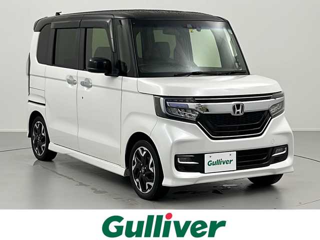 ホンダ Ｎ ＢＯＸ カスタム G L ターボ ホンダセンシング 岐阜県 2020(令2)年 4.8万km パールⅡ 純正８インチナビ　/バックカメラ　/フルセグＴＶ　/両側パワースライドドア　/レーダークルーズコントロール　/コーナーセンサー　/ＥＴＣ　/ハーフレザー　/シートヒーター　/純正フロアマット　/純正１５ＡＷ　/スマートキー/プッシュスタート