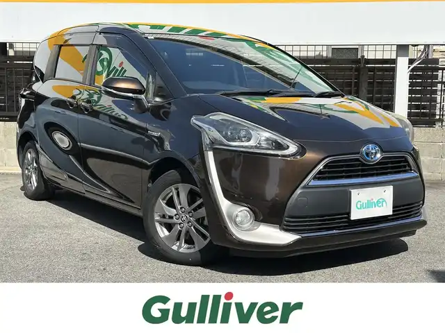 トヨタ シエンタ ハイブリッド G 三重県 2017(平29)年 7.8万km ヴィンテージブラウンパールクリスタルシャイン ♪トヨタセーフティセンス♪/純正ナビ/　・フルセグＴＶ/　・Ｂｌｕｅｔｏｏｔｈ/　・ＤＶＤ再生/　・録音/バックガイドモニター/両側パワースライドドア/スマートキーＸ２/プッシュスタート/オートハイビーム/LEDヘッドライト/HIDフォグライト/ドライブレコーダー/オートリトラクタブルミラー/ターンミラー/ビルトインETC/純正フロアマット/ステアリングスイッチ/横滑り防止機能