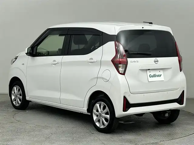 日産 デイズ X 福島県 2025(令7)年 0.1万km ホワイトパール ・４WD/・9型ディスプレイオーディオ/　BT/HDMI/AppleCarPlay/AndroidAuto/・バックカメラ/・エマージェンシーブレーキ/・レーンキープアシスト/・オートハイビーム/・前席シートヒーター/・ステアリングヒーター/・ライトレベライザー/・アイドリングストップ/・プッシュスタート/・スマートキー/・純正フロアマット/・ドアバイザー