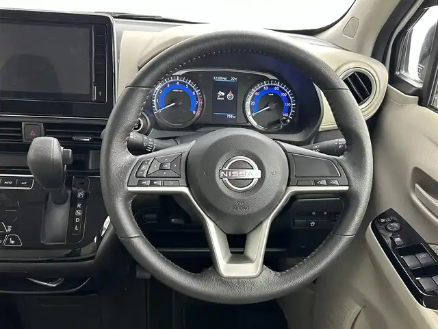日産 デイズ X 福島県 2025(令7)年 0.1万km ホワイトパール ・４WD/・9型ディスプレイオーディオ/　BT/HDMI/AppleCarPlay/AndroidAuto/・バックカメラ/・エマージェンシーブレーキ/・レーンキープアシスト/・オートハイビーム/・前席シートヒーター/・ステアリングヒーター/・ライトレベライザー/・アイドリングストップ/・プッシュスタート/・スマートキー/・純正フロアマット/・ドアバイザー