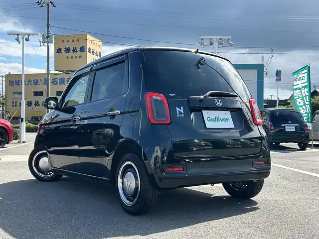 ホンダ Ｎ ＯＮＥ オリジナル 愛媛県 2021(令3)年 4.1万km クリスタルブラックパール 登録時走行距離：40440km/メーカーOP純正ナビ/AM/FM/フルセグTV/DVD/CD/ホンダセンシング/前後ドラレコ/ETC/バックカメラ/追従クルコン/電動パーキングブレーキ/ブレーキホールド/ステリモ/レーンキープアシスト/パーキングアシスト/衝突軽減システム/横滑り防止装置/盗難防止装置/LEDヘッドライト/オートライト/エンジンスタートボタン/スマートキー/純正アルミホイール/純正フロアマット
