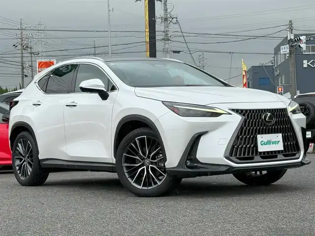 レクサス ＮＸ 250 バージョンL 愛知県 2023(令5)年 2.9万km ソニッククォーツ /禁煙/ワンオーナー/パノラマサンルーフ/赤黒ツートン革シート//ディーラー整備記録簿R5.6.7//純正ナビ/フルセグ/BT/USB/Miracast//全方位カメラ/ビルトインETC2.0/全天周ドラレコ/HUD//メモリ付きパワーシート//前席シーートヒーター/エアシート//後席シートヒーター//デジタルインナーミラー//革巻きステア/ステアスイッチ/パドルシフト/ステアヒーター//PCS/LDA/ACC/PSB/BSM/RSA/安心降車//RCTA/リアカメラディテクション//ドライブモード//照明付きバニティミラー//純正20インチAW//新車時保証書//取扱説明書//スペアスマートキー/カードキー有