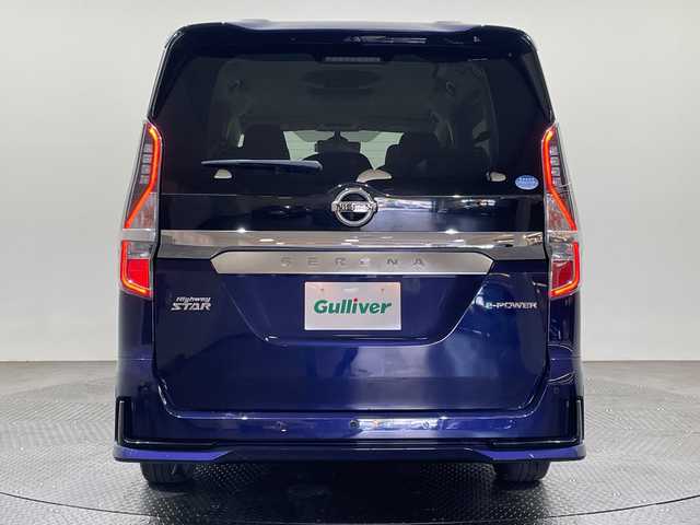日産 セレナ e－パワー ハイウェイスター V 愛媛県 2021(令3)年 2.3万km アズライトブルー １０型ナビ/フルセグ／Ｂｌｕｅｔｏｏｔｈ／ＵＳＢ/全方位カメラ/後席モニター/衝突軽減ブレーキ/ＥＴＣ/前方ドライブレコーダー/両側パワースライドドア/前後コーナーセンサー/レーンキープアシスト/ブラインドスポットモニター/LEDヘッドライト