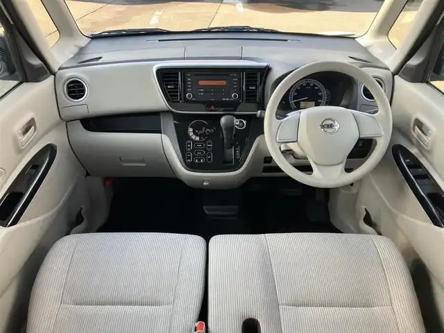 日産 デイズ ルークス X 道南・函館 2017(平29)年 1.2万km ホワイトパール /全周囲カメラ//片側パワースライドドア//アイドリングストップ//衝突軽減ブレーキ//ＡＢＳ//フロアマット//プッシュスタート//スマートキー//スペアキー1本//ワンオーナー//保証書//取扱説明書