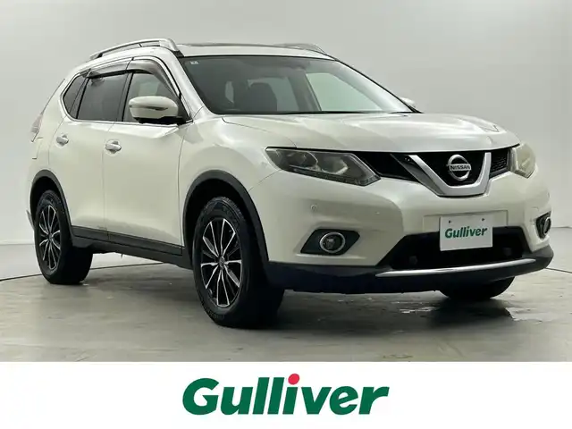 日産 エクストレイル 20Xt エマージェンシーブレーキ 福井県 2016(平28)年 10.7万km ナイトベールパープル ４WD/純正ナビ/CD/DVD/Bluetooth/TV/サンルーフ/クルーズコントロール/パワーバックドア/アラウンドビューモニター/バックカメラ/ETC/シートヒーター/ダウンヒルアシストコントロール/LEDヘッドライト/フォグランプ/アイドリングストップ/スマートキー