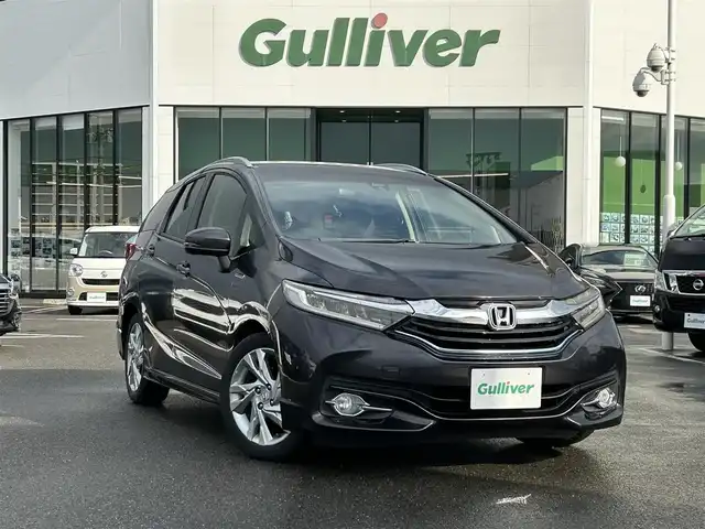 ホンダ シャトル ハイブリッド Z 長崎県 2016(平28)年 7.8万km ルーセブラックM ワンオーナー/純正メモリナビ/（ワンセグ、BT、CD、DVD）/バックカメラ/ハーフレザーシート/純正16インチAW/純正フロアマット/クルーズコントロール/プッシュスタート/スマートキー/ビルトインETC/パドルシフト/ルーフレール/衝突軽減ブレーキ/スペアキー